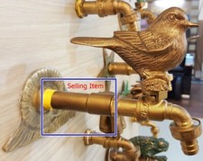 Brass Garden Basin Tap Faucet EXTENDER Sink Vintage Water Home Decor Outdoor