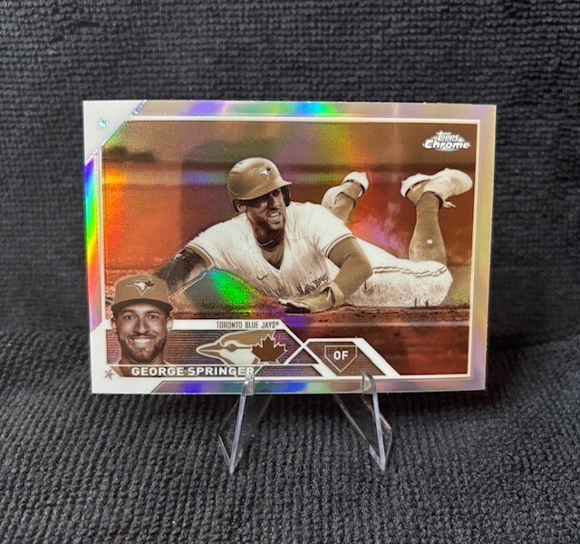 2023 Topps Chrome - George Springer #134 Negative Refractor