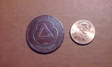 Scarce Gas Station Service Vintage Bronze TOKEN CITIES SERVICE now Citgo