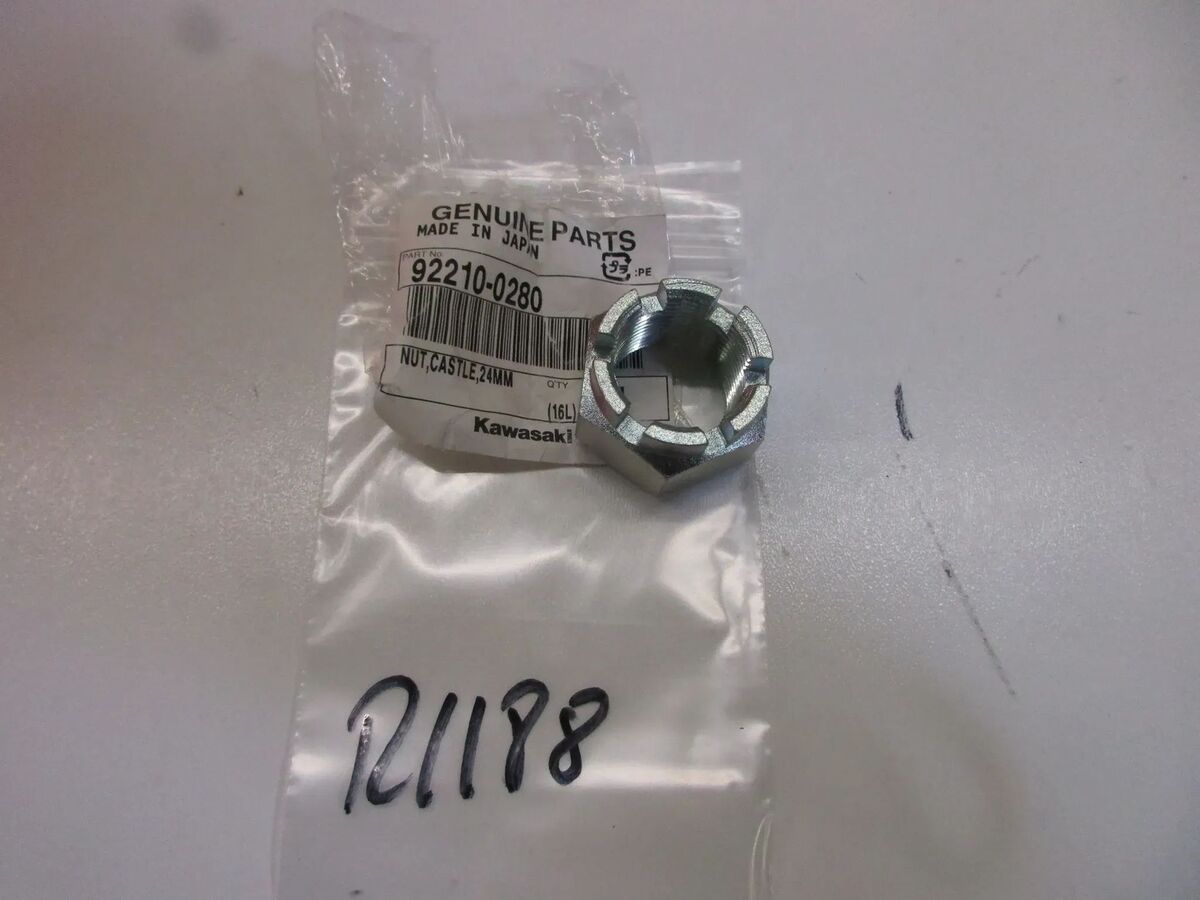 Nut Nut R1188 Kawasaki ZX-9R thru axle rear 92210-0280 screw