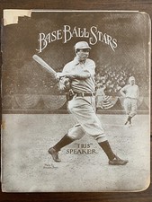 Tris Speaker Circa 1910 Notebook Cover Baseball Stars Boston Red Sox