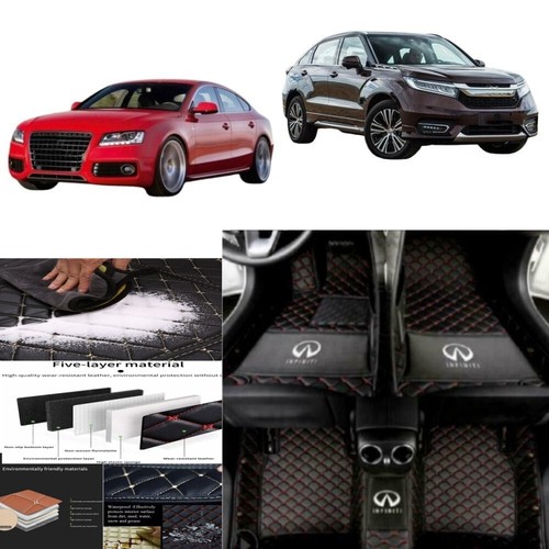 Custom For Infiniti Luxury Car Floor Mats Auto Liner Carpets All Weather Rugs - Imagen 7 de 27