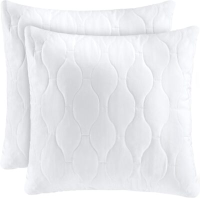 Utopia Bedding Kopfkissen 40x40 cm (2er Set) Gestepptes Kissen für Bett und als
