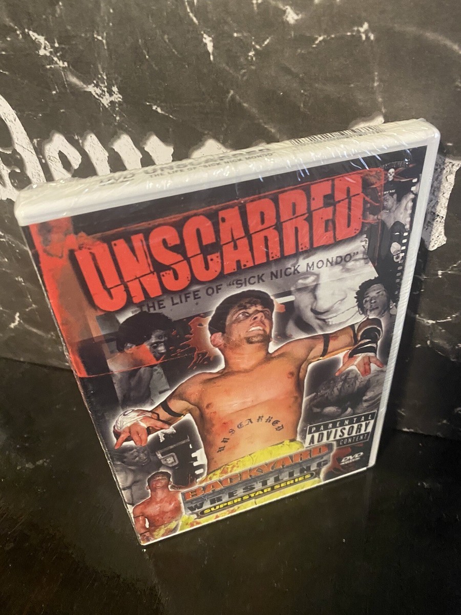 Unscarred DVD XEG The Life Of Sick Nick Mondo 2004 BACKYARD WRESTLING SUPERSTAR Unscarred DVD XEG The Life Of Sick Nick Mondo 2004 BACKYARD WRESTLING SUPERSTAR