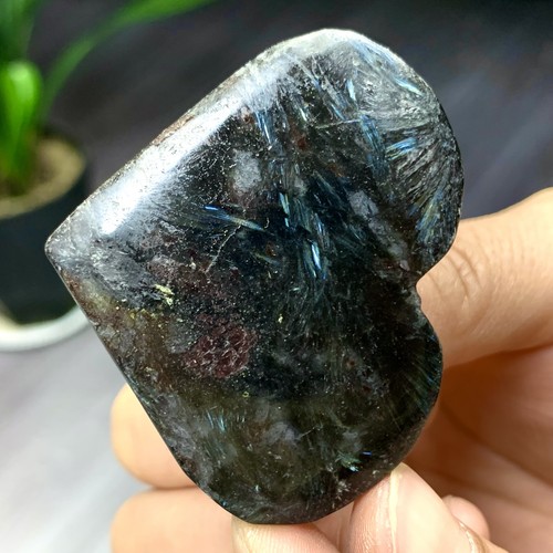 44G Mágico Natural Rosa Rojo En Forma de Corazón Cristal Mineral Espécimen - Imagen 8 de 18