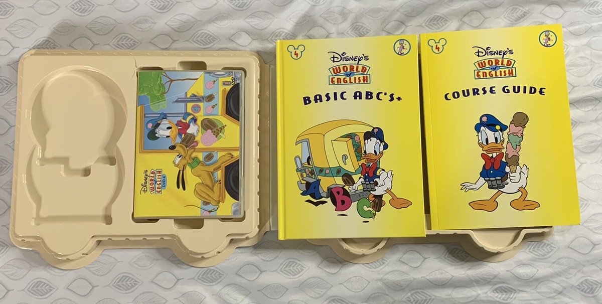 Walt Disney 2007 World Of English Collectible/ Learning Books And
