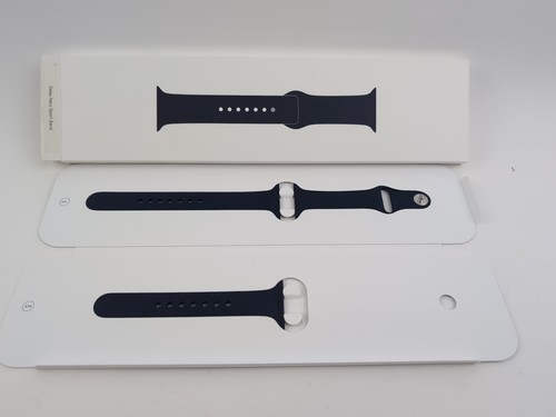 Genuine Apple Watch Sport Wrist Band w/Stainless Steel Pin, 40MM, Deep Navy OEM