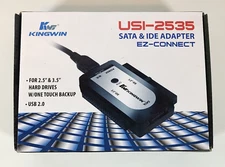 Kingwin EZ-Connect USI-2535 USB 2.0 to SATA & IDE Hard Drive Adapter