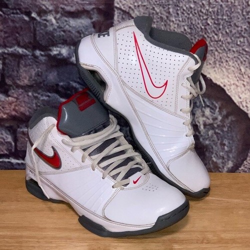 Nike Air Visi Pro 2 Boys Wht/Red Basketball Shoes 454163-108 | eBay