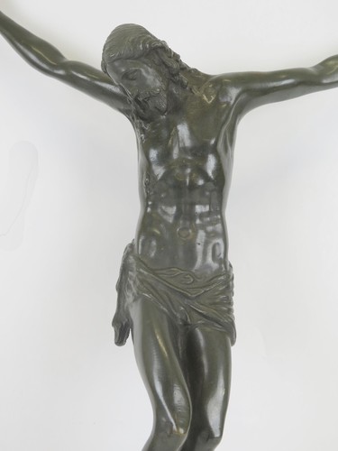 Kruzifix IN Bronze Christus IN Kreuz Statue Jesus Christus Kunst Religiöse LN0 - Photo 5 sur 9