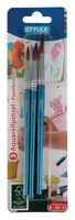 Aquarellpinsel 3 StüCk GrößE 8-10-12 Pinsel Ausbesserungpinsel 35057 Von Stylex