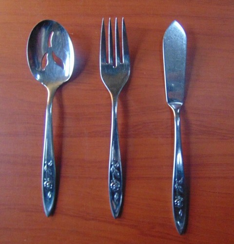 "My Rose" individual pieces by Oneida Community, free shipping - Picture 3 of 11