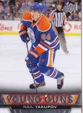 13-14 Upper Deck Nail Yakupov Young Guns Rookie Oilers 2013