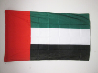 FUJAÏRAH FLAG 2' x 3' for a pole - UAE EMIRATE OF FUJAÏRAH FLAGS 60 x 90 cm - BA