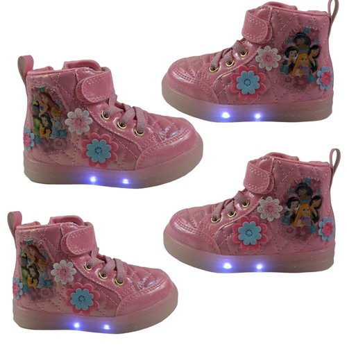 Zapatillas altas Disney Princess para niñas en lona clara talla 7 (16 cm) rosa - Imagen 19 de 24