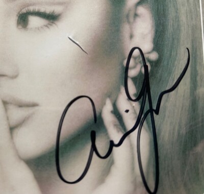 ARIANA GRANDE POSITIONS SEALED FULL SIGNATURE SIGNED