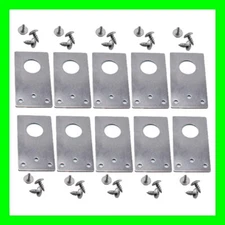 10 Pack- Flat Fender Bracket Mount 3/4 Hole NMO mobile radio antenna Tram 1255-F