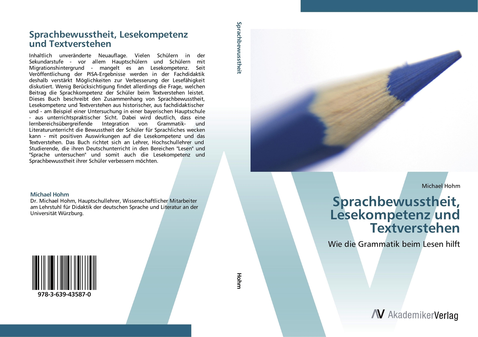 Sprachbewusstheit, Lesekompetenz Und Textverstehen | Michael Hohm |