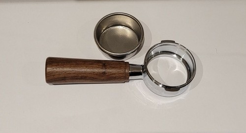 Portafiltro de madera sin fondo/desnudo La Pavoni poste Millennium 51 mm manipulación - Imagen 4 de 9