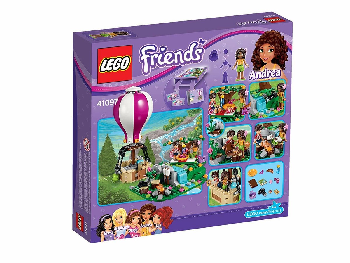 Lego Friends 41097 HEARTLAKE HOT AIR BALLOON Andrea Noah Outdoors