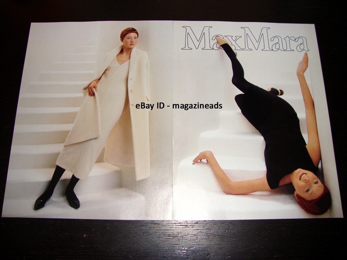 MAX MARA 5-Page PRINT AD Fall 1998 MAGGIE RIZER Richard Avedon