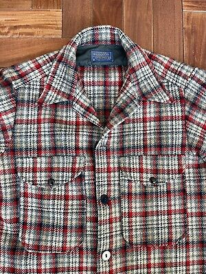 Vintage Pendleton Wool Shirt Jacket - Plaid Check CPO Vintage Pendleton Wool Shirt Jacket - Plaid Check CPO