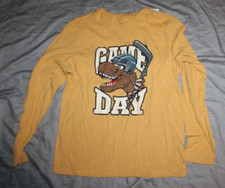 Boys Cat Jack long sleeve Game day Shirt size L 10/12 NEW with tags