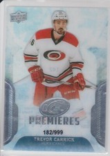 TREVOR CARRICK 2016-17 UPPER DECK ICE ROOKIE #182/999 HURRICANES