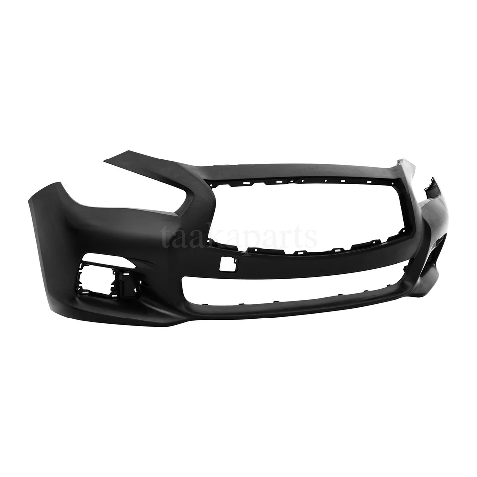 Front Bumper Cover Fit For  2014 2015 2016 2017 Infiniti Q50 Foto 2 de 4