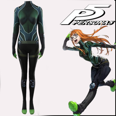 Futaba Sakura Cos Jumpsuit Game Persona Cosplay Costume Adult Kids  Halloween