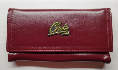 Vintage Charlie By Revlon Women's Clutch Wallet Burgundy