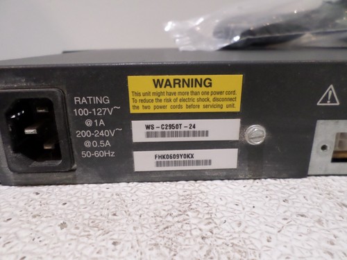 Cisco Catalyst 2950 Series WS-2950T-24 Wired Network Switch 24-Port Ethernet - Picture 8 of 10