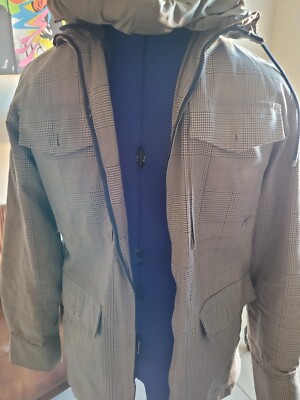 Marc Ecko Cut and Sew Coat Jacket Mens Size Small 