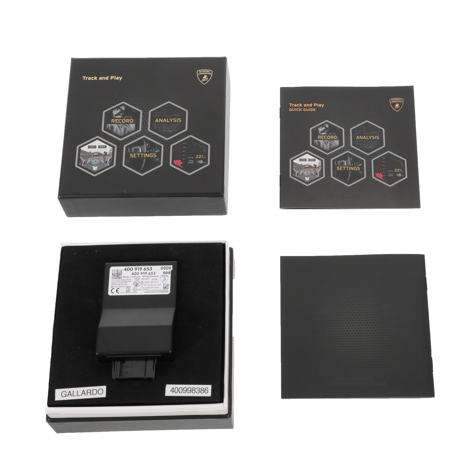 GENUINE LAMBORGHINI Track And Play System Uses GPS&Telemtry Technology 400998386