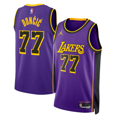 Los Angeles Lakers Luka Doncic #77 Jordan NBA Swingman Jersey