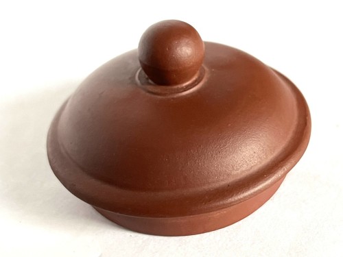Chinese Teapot, Yixing Zisha Ware Pottery Tea Pot, Brown, Signed 3.75” T Vintage - Picture 12 of 16