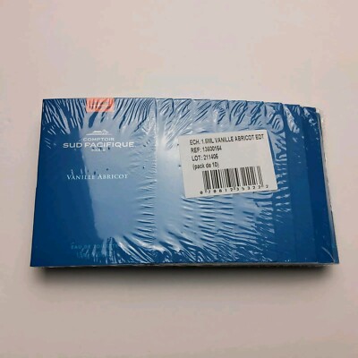 Lot Of 10-Comptoir SUD PACIFIQUE Paris Eau de Toilette Sample 1.5ml/.05floz