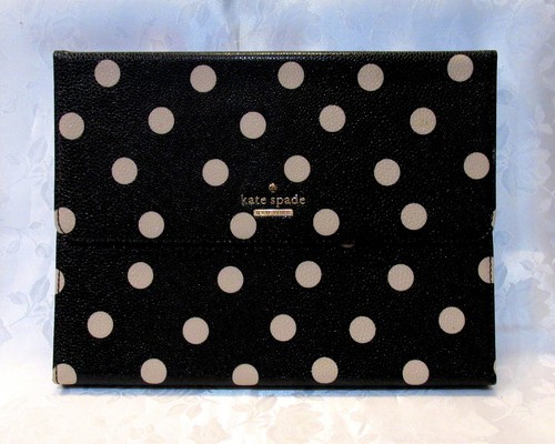 KATE SPADE Cedar Street Polka Dot Bluetooth Keyboard Folio Case iPad AIR - Photo 1/7