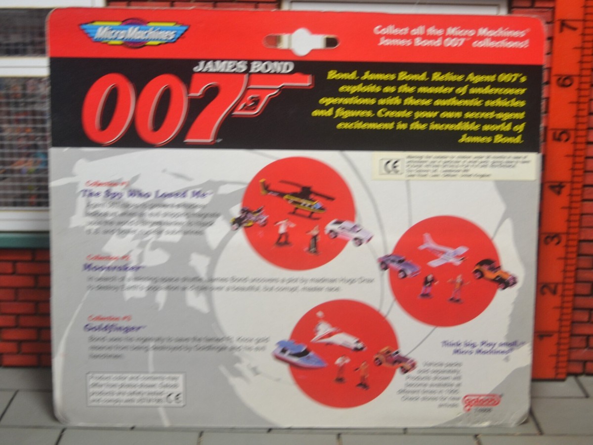 Micro Machines Galoob Carded Set - James Bond - 007