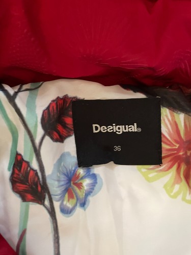 Desigual Damen Winterjacke Grösse 36 Neuwertig - Nur 1x getragen - Rot - Bild 6 von 6