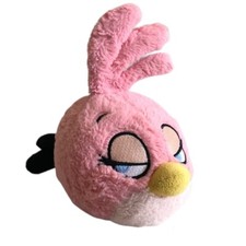 Commonwealth 2012 Angry Birds 7" Stella Pink Bird Plush Stuffed Animal No Sound