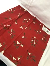 8 Red Cotton Cloth Napkins Juniper by Bed Bath & Beyond Table Decoration 18"x18"