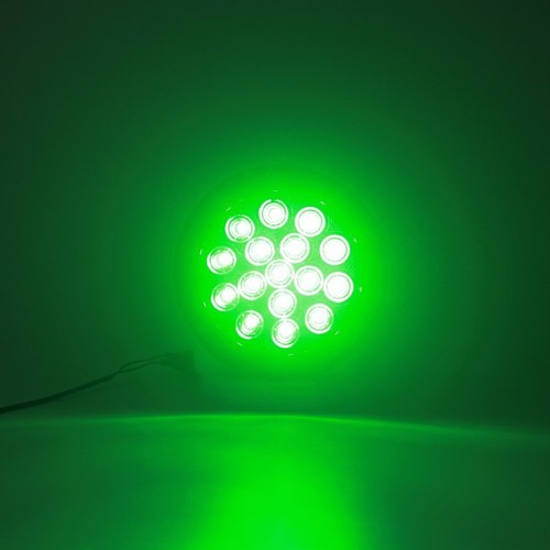 4x 4inch Round 16LED Trailer Tail Lights Truck Stop Brake Lamp Waterproof Green - Bild 3 von 9