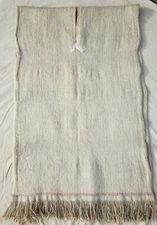 VINTAGE Men's WOOL PONCHO from San Juan Chamula Chiapas Tzotzil Indian Vest 
