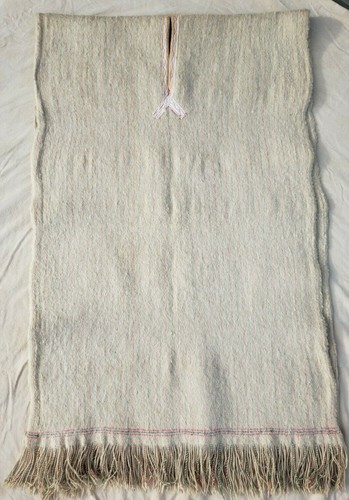 VINTAGE Men's WOOL PONCHO from San Juan Chamula Chiapas Tzotzil Indian Vest - 第 1/12 張圖片