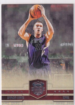 Panini NBA First Year Court Kings 2009-10 No. 35 Spencer Hawes Silver 40/99
