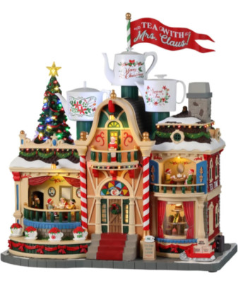 LEMAX Tea with Mrs. Claus, with 4.5V Adaptor #35018