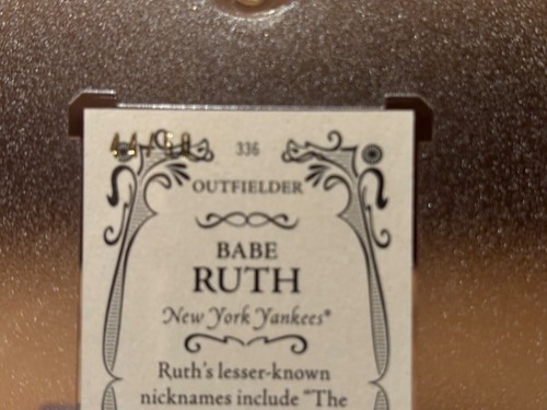 2016 Topps Gypsy Queen Babe Ruth Mini /50 New York Yankees - Picture 9 of 10
