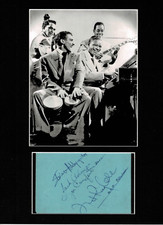 NAT KING COLE & HIS TRIO,J COSTANZO,ASHBY, JOE COMFORT SIGNED AUTOGRAPH DISPLAY