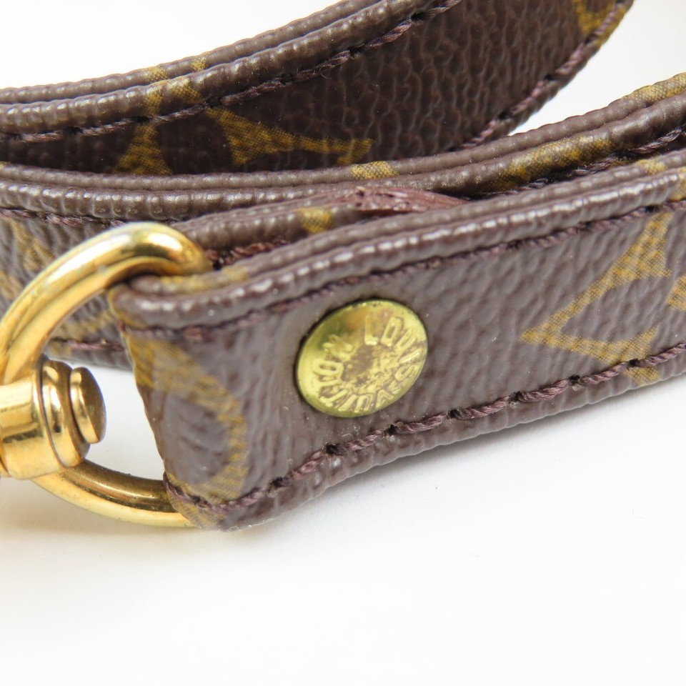 Louis Vuitton Bag With Shoulder Rest 117Cm Vintage Monogram Strap Pvc